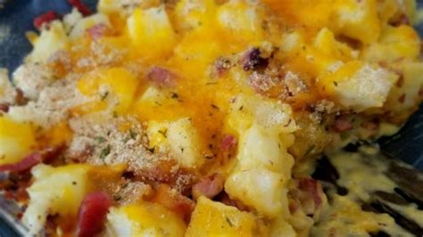 In a large bowl, beat eggs with milk and seasonings. Leftover Ham -n- Potato Casserole Recipe - Allrecipes.com