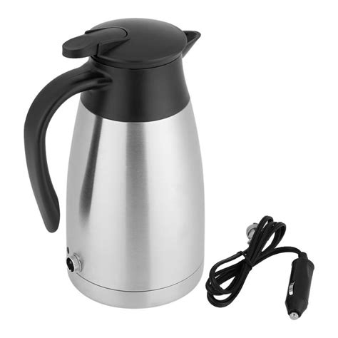 Hot 12v 1000ml Electric Heating Kettle Portable Water Cup Stainless