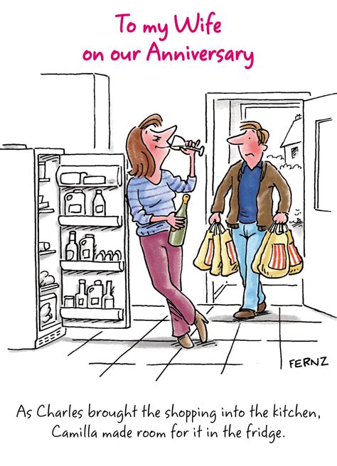 Look At It This Way My Wife Shopping Funny Anniversary Card Cards
