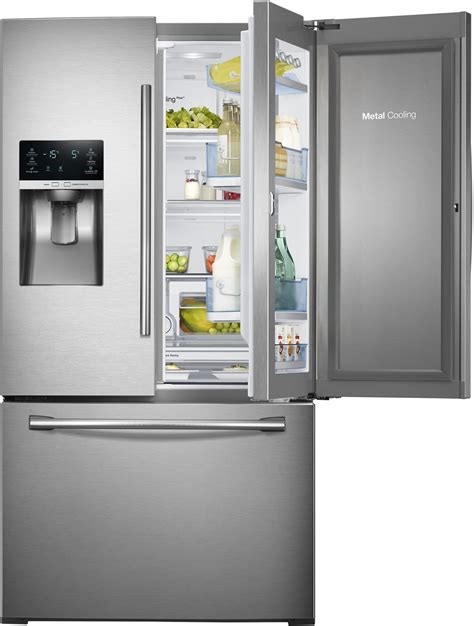 Samsung Rf28hdedtsr 278 Cu Ft French Door Refrigerator With 5