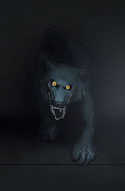 Creepy Wolf By Katie Grace On Deviantart