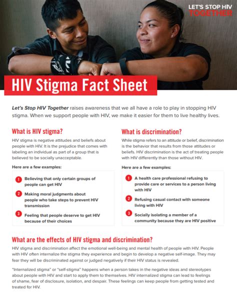 Let S Stop Hiv Together Hiv Stigma Fact Sheet Crowd Crowd