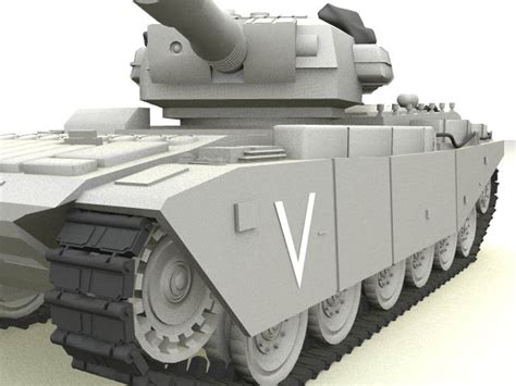 3d Model Centurion Tank