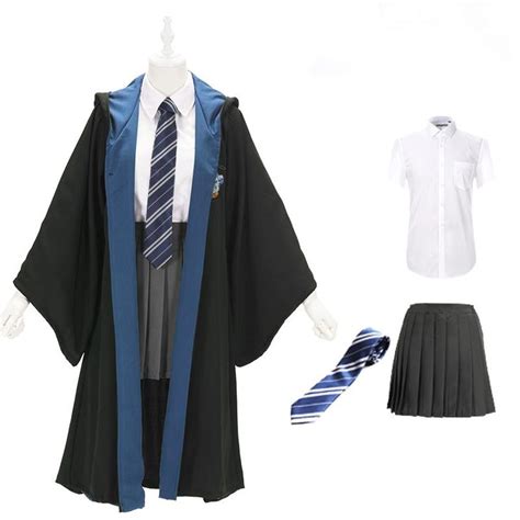Harry Potter Ravenclaw School Uniform Cosplay Costume Set Yc23775 M