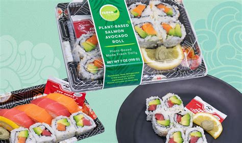 new vegan tuna and salmon roll out at whole foods sushi counters vegnews