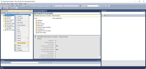 Using ssms 18.2, you can not only manage the sql server 2017, but the previous versions of the sql server starting from 2008. Can you run PowerShell in SQL Server Management Studio ...