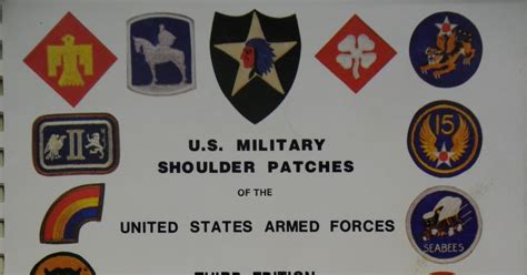 Four Bees Us Military Shoulder Patches Of The United States Armed Forces