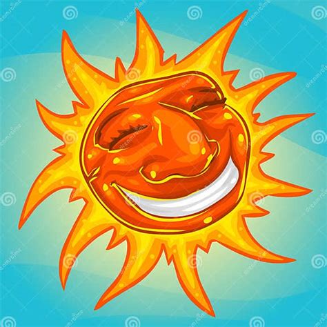 Sunny Smile Stock Illustration Illustration Of Beaming 7393965