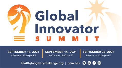 Healthy Longevity Global Innovator Summit Day 1 National Academy Of