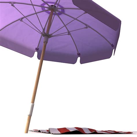 Beach Umbrella V1 Free 3d Model Obj Stl Free3d
