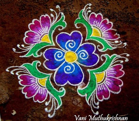 The moong daal is often dry roasted before making the pongal and then the rice and daal are pressure cooked together to a soft porridge like consistency. Kolam Designs - Pooja Room and Rangoli Designs