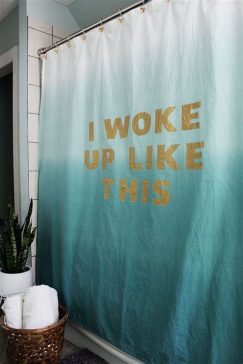 16 Easy Diy Shower Curtains In All Color And Styles Shelterness