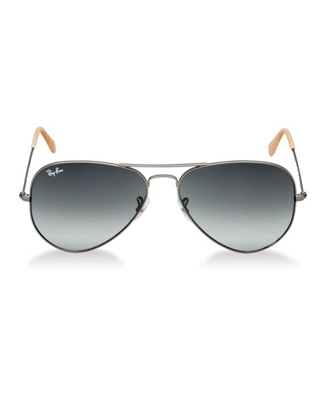 Ray Ban Rb3025 58 Aviator In Gray Gunmetalgrey Lyst