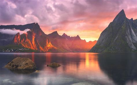 Mountain Nature Norway Wallpapers Hd Desktop And