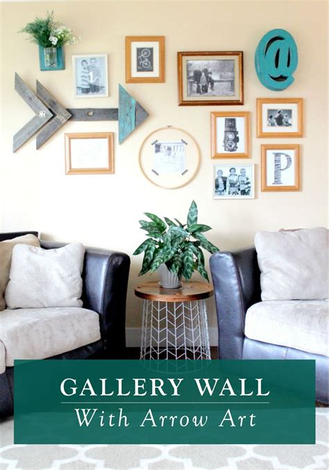 Gallery Wall With Arrow Art Home Wall Decor Decor Home Decor