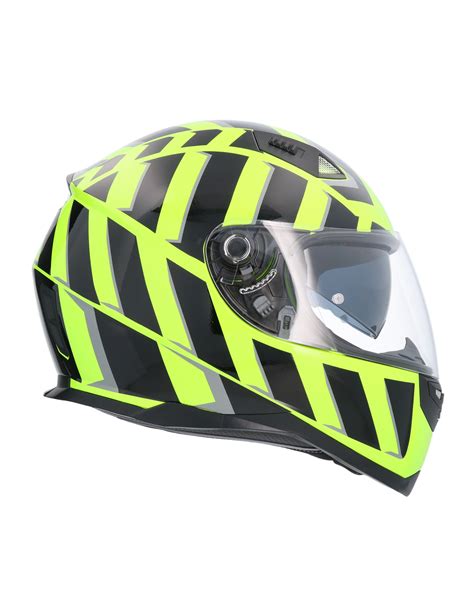 Casco Moto Integral Ece Homologado Razze Amarillo Fluor Sh Edicion