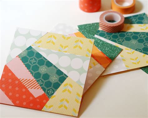 Funky Washi Tape Cards