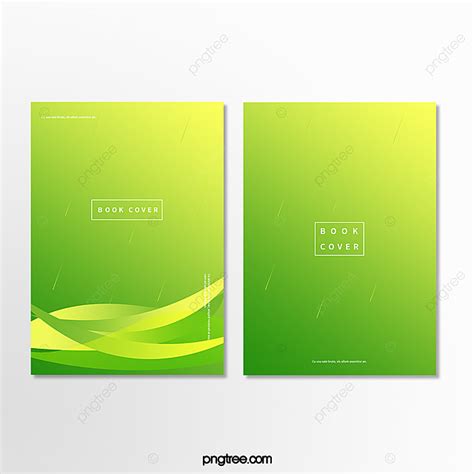 Gambar Desain Sampul Buku Cairan Warna Hijau Templat untuk Unduh Gratis