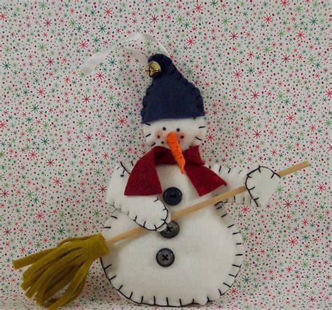 Felt Snowman Ornament A Photo On Flickriver