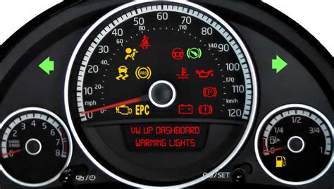 Volkswagen T5 Dash Light Meanings
