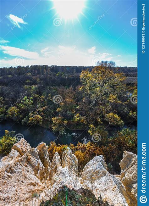 Autumn Landscape Novosibirsk Region Western Siberia Russia Stock