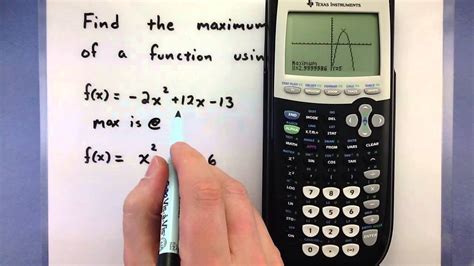 Greater than 0, it is a local minimum. Pre-Calculus - How to find the maximum or minimum of a ...