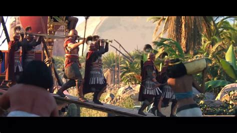 Assassins Creed Origins Cinematic Trailer Julius Caesar Cleopatra