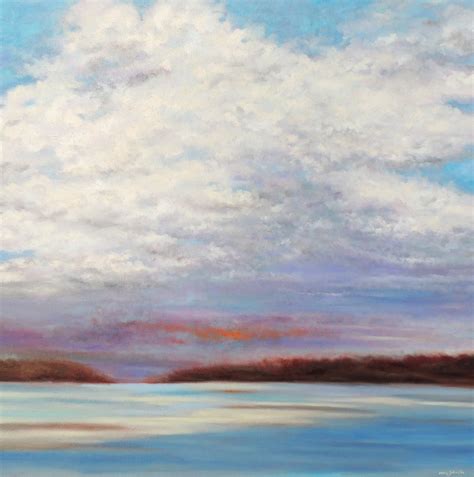 Clouds Over The Channel By Mary Johnston Oil Painting Artful Home