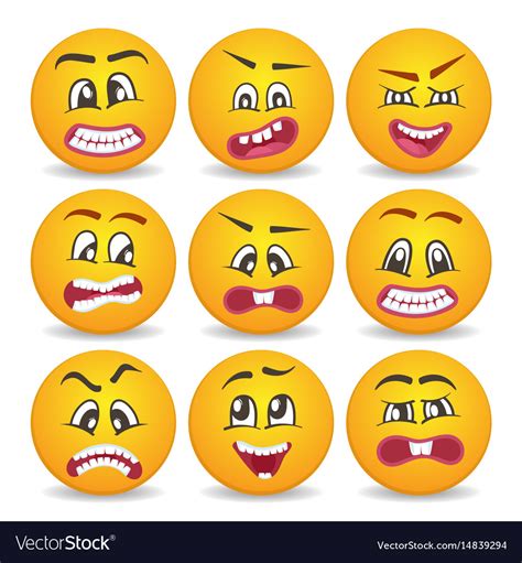 Different Types Of Smiley Faces