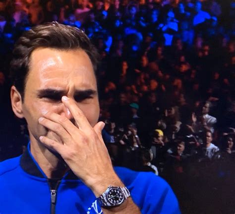 Rolex Roger Federer Is Sporting A Rolex Air King While Making His