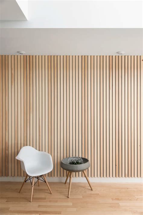 L Abri Slatted Curved Wall Divisare Wood Slat Wall Plywood Wall Paneling Curved Walls