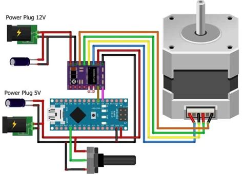 Arduino Tutorial Stepper Motor Control With Potentiometer Steps
