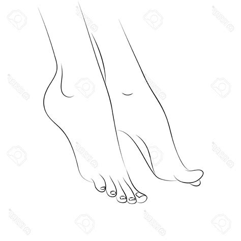 Foot Outline Drawing At Explore Collection Of Foot