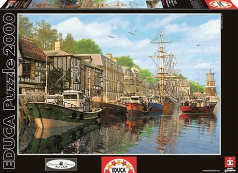 Educa Puzzle Harbour 16313 2000 Lik Dandr Kültür Sanat Ve Eğlence