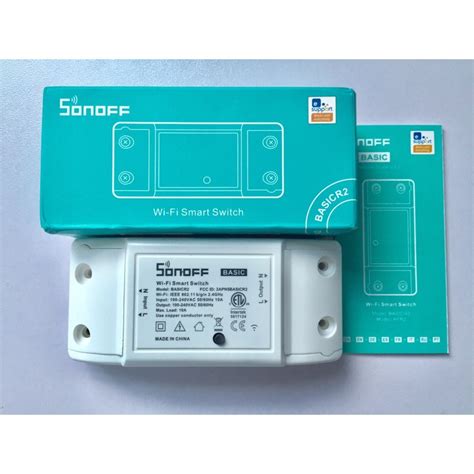 Sonoff Basicr2 Wifi Smart Switch Input 100 240vac 5060hz 10a Output