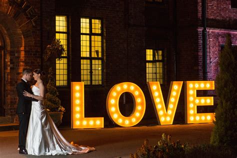 Light Up Wedding Love Letters To Hire In Yorkshire