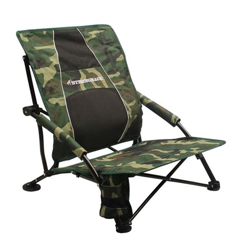Sourcing guide for folding low beach chair: Strongback Low Gravity Folding Beach Chair with Superior Back Support | eBay