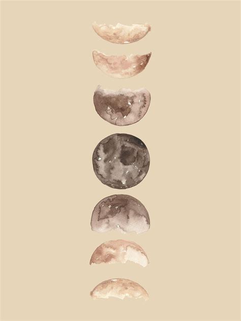 Christina Wolff Phases Of The Moon Art Print Germany Europe