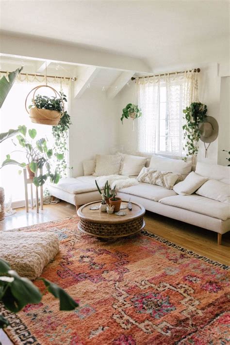 Modern Bohemian Living Room Design