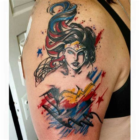 Best Wonder Woman Tattoo Ive Seen Pretty Tattoos Love Tattoos