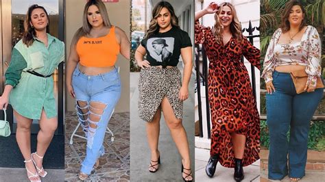 ropa para gorditas outfits casuales 2022 moda plus size youtube