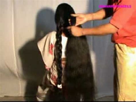 The television and film industries are the trendsetters in our country. indianrapunzels.com--knee length hair play 2 - YouTube