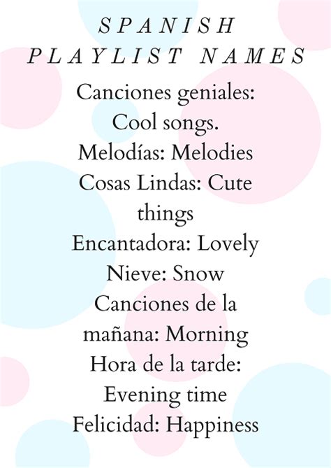 100 Cool And Creative Spanish Playlist Names 2023 Namesbuddy