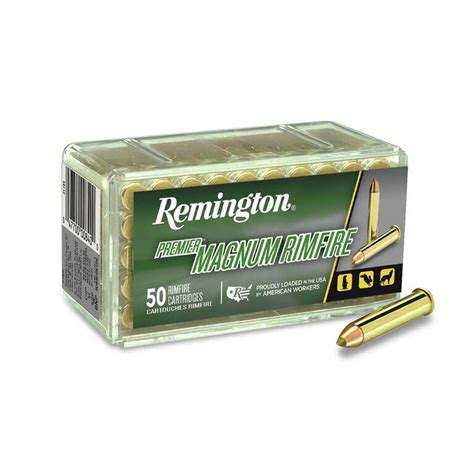 Remington Premier Magnum Rimfire 22 Wmr 22 Mag 33gr Accutip V Rimfire