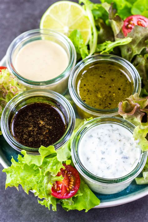 Types Of Salad Dressing - Green Herb Salad Dressing - Healthy ...