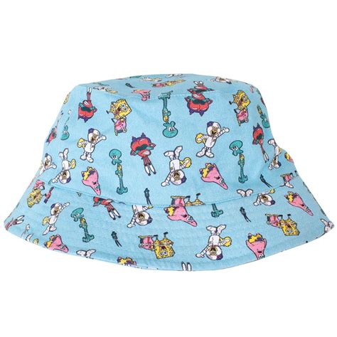 Spongebob Bucket Hat Cool Bucket Hats Spongebob Cute Hats