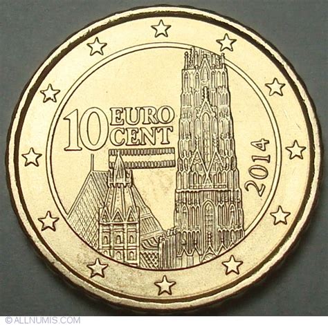 10 Euro Cent 2014 Euro 2010 2019 Austria Coin 34559