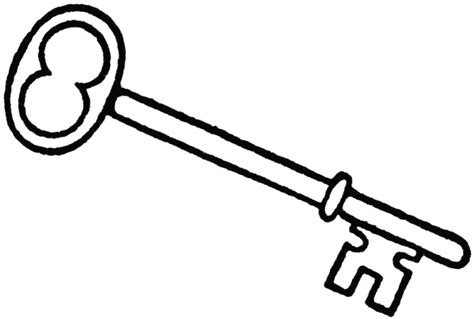 Outline Of A Key Clipart 20 Free Cliparts Download Images On
