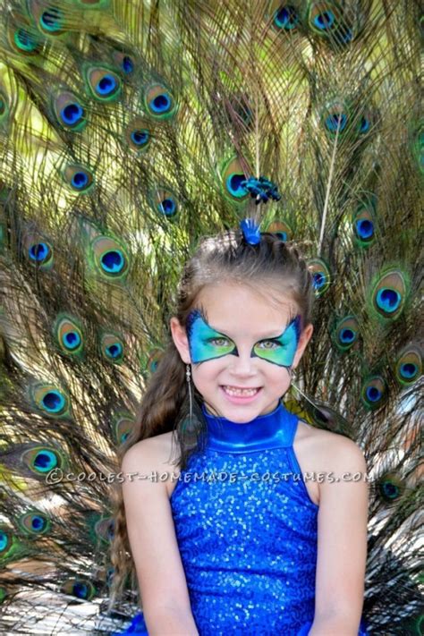 Best Homemade Peacock Costume For A Six Year Old Girl