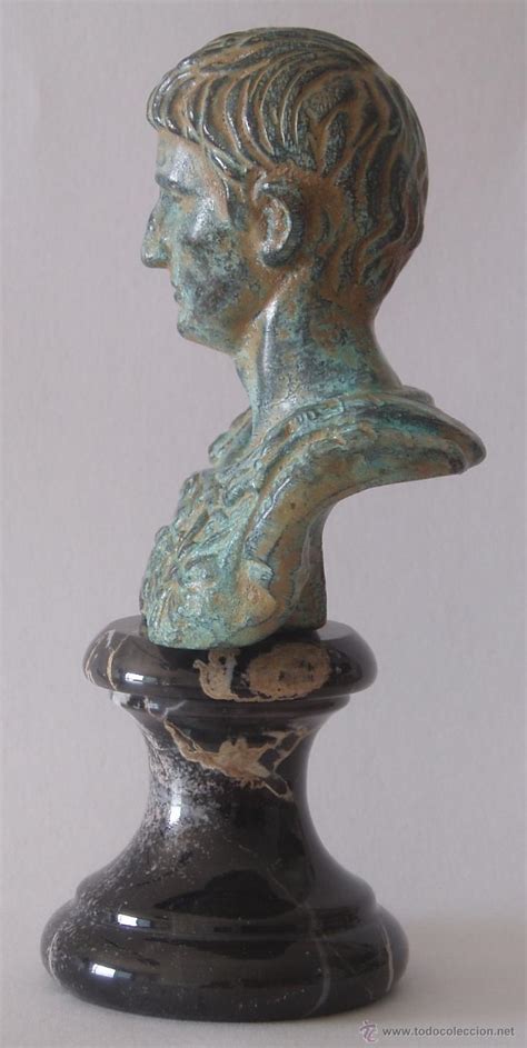 busto de bronce de césar augusto comprar esculturas de bronce antiguas en todocoleccion 39488233
